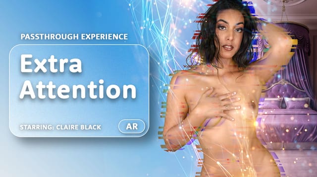 A VR passthrough POV scene features a woman giving a blowjob in a fisheye view with 60fps quality for an immersive adult experience.
