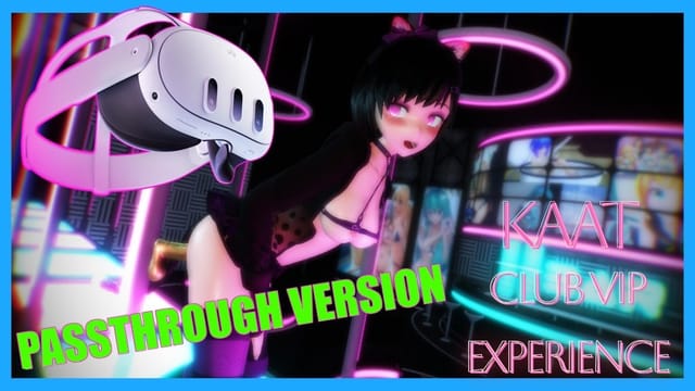 Kaat participates in a VIP passthrough experience filmed in 4K VR with 60 FPS motion rendered through mixed reality visuals.